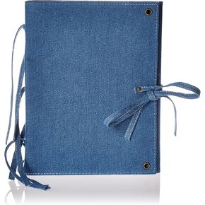 Prima Marketing Finnabair Vintage Vanity Art Journal, 8" x 10", Blue Denim