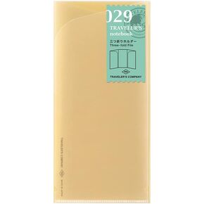 Midori Travelers Note Regular Size Refill - 029 Three Fold File