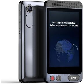 2025 Latest Language Translator Device, Instant Translator for 142 Languages, AI-Powered/Offline/Recording/Photo Translation 4" Touchscreen Translator Device for Business, Travel, Learning