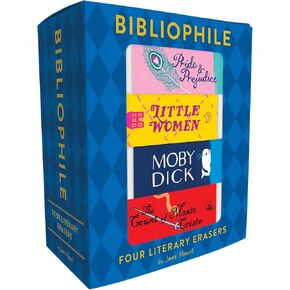 Chronicle Books Bibliophile Erasers