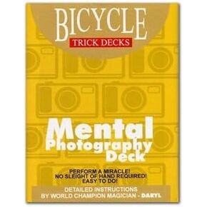 Murphys Manufacturing Mental Photo Deck Bicycle (Red) - Trick