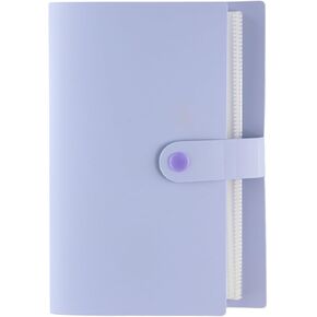 50 صفحة جمع جمعية جمع العملات ، PVC Bill Bill Tickets Tickets Scoreves Scleeves Amemorative PanchNote Collection ألبوم حماية جامعي (Purple)