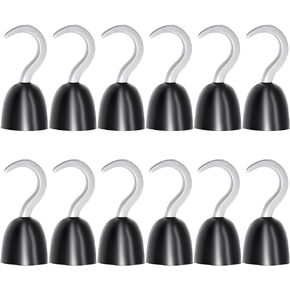12 Pieces Pirate Hooks Captain Hook Plastic Hand Hook for Halloween Decoration Pirate Theme Party Costume Accessory Cosplay Party Supplies