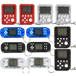 12Pcs Video Game Party Favors for Kids,Video Game Party Supplies, Arcade Video Game Keychain (K002、K003)