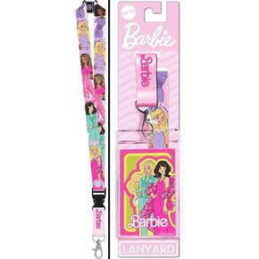 Ata-Boy 80's Barbie Reversible Lanyard with Breakaway Clip and ID Holder