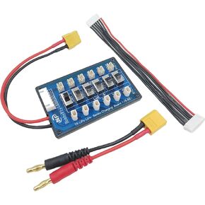 1s Betafpv Bt2.0 Ph2.0 Lipo Battery Series Charging Board Parallel Charger Board Blade Inductrix Ultra Micro JST-PH Connector mCX mCPX for Lipo Balance Charger for Tiny Whoop Charger Board