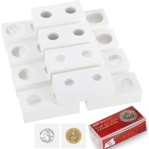 600 PCS COIN FLIPS 12 أحجام متنوعة ، نقاط عملات معدنية من عملات العملات المقصورة على Colletors ، عرض ألبوم مجموعة COIN COLLES