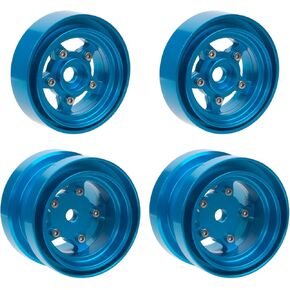 Aluminum Beadlock Wheel Rims Hub for Tamiya Grasshopper/Hornet/The Frog/Fighting Buggy RC Car Upgrade Parts