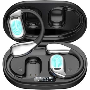 تترجم سماعات الأذن AI في الوقت الفعلي ، 3 في 1 من AI Translator Learbuds 144 اللغات واللغات جهاز مترجم Ear Bud ، وترجمة أذن AI تناسب IOS & Android لتعلم أعمال السفر (Black)