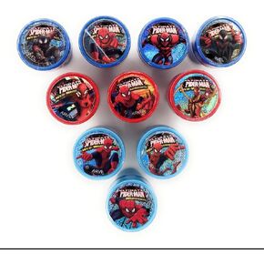 Ultimate Spidrman 10 Self Inking Stampers Party Favors (10 Stampers) (Perfect Bundle for Birthday, Holiday and Party Supply)