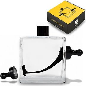 FerroFluid Display Toy Bottle Filled with Ferro Fluid Liquid Metal Best STEM Toy with Magnets Ferrofluid Magnetic Display in a Bottle Fidget Toys Adults (Midnight Vortex)