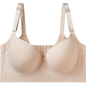 Shecurve Push Up Back Smoothing Bra, Shecurve Full Support Non-Slip, Shecurve Bra, Fashionable Deep Cup Bra