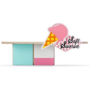 CANDYCAR® Wooden Diecast Collection - Ice Cream Shack, Premium Handcrafted Beech Wood Toy