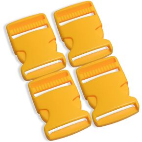 Lakesstory 4 Pcs Plastic Buckles 1.5 inch Buckles for Straps 38mm Side Release Ideal for Straps Pet Collars Webbing Backpack