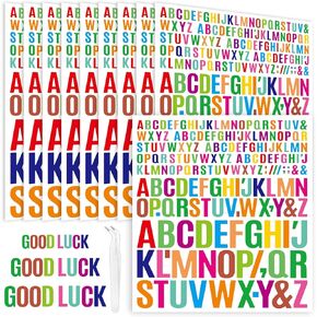 10 Sheets Small Vinyl Letters Stickers|3 Sizes: 0.5 inch &1 inch & 1.5 inch, Tiny Alphabet Letter Stickers Waterproof, Mini Letter Stickers Decals for Water Bottles Scrapbooking Decor DIY Crafts Sign