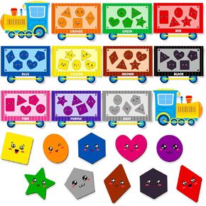 12 Pack Magnetic Color Sorting Set Color Sorting Toys for Toddlers Fridge Magnets Preschool Learning Activities Matching Games Recognition Magnets for Whiteboard