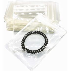 أكياس تخزين المجوهرات المضادة للمجوهرات 30 مساءً ، 18.8 مل بلاستيك صغير صافي Ziplock Zipper Jewelry Bags Bolsitas Para Joyeria baggies for nclacering arring arring packaging (2.8 × 3.9 ")