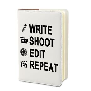 PLITI Filmmaker Gift Director Gift Movie Camera Gift Write Shoot Edit Repeat Filmmaking Journal Notebook (Write Shoot Edit JN)