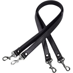 VanEnjoy Pair Full Grain Leather Replacement Strap For Handbags Purse Bags-26“Long,0.71" Wide