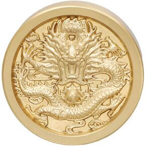 NUOBESTY Brass Ruler Paperweight Desktop Paperweight Antique Paperweights Round Block Paperweight Calligraphy Letterweight Office Paperweight Paper Weight Solid Chinese Calligraphy Copper