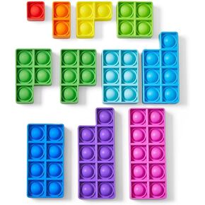 hand2mind Early Numeracy Sensory Bubble Poppers, Pop Fidget Toys for Classroom, Counting Toys, Adding & Subtracting Tools for Kids, Fraction Manipulatives, Montessori Math Materials, Fine Motor Toys