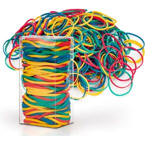 الحجم 33 نطاقات مطاطية ملونة ، 250 بكسل مطاطية للمنتخب الوطن - Timenu Midium Rubber Band Blue Green Green Red Wide Wide Bands Colorful Rubber