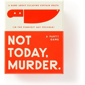 Brass Monkey Not Today, Murder - Social Party Game with 300+ Game Card Prompts for Escaping Murder Scenarios