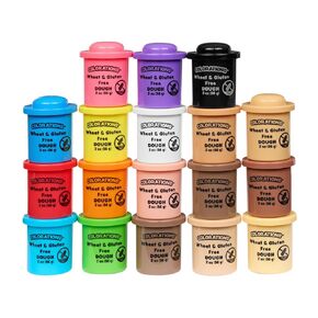 Colorations Wheat & Gluten Free Variety Pack, 18 Colors, 2oz Each | Non-Toxic, Play Dough, Bulk Set, Sensory Kit, Party Favors, Classroom Pack