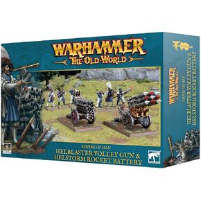 Games Workshop The Old World: Empire of Man: Helblaster Volley Gun & Helstorem Rocket Battery