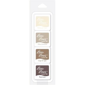 Hero Arts AF500 Cool Browns Core Ink Cubes