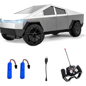 Remote Control Car,Cybertruck Toy car, 2.4Ghz 1/24 Scale Model Racing Car Toys Rechargeable Battery Gifts for Adults Boys