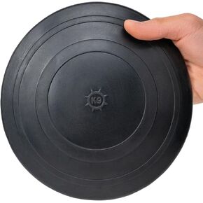 Monster K9 Hardcore Durable Aero Disc - Made in USA - Medium & Large Breeds - Ultra Durable for Aggressive Chewers - Heavy Duty Chew, Tug, & Fetch Dog Toy - 8.25"