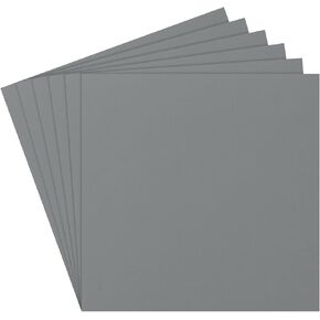 Rebower 6Pcs Foam Sheets Crafts Foam Arts Paper 10 x 10 x 1/8 Inch [for Crafts Project, Scrapbooking, DIY, Party Handicraft, Costumes]-25cm x 25cm x 3mm / Light Gray