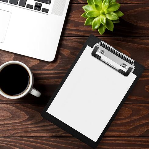 12 حزمة 4 × 6 بوصة من القصاصات المصغرة السوداء - مقطع مضغوط ، مقطع منخفض ، جيب بلاستيكي متين للفصول الدراسية ، المكتب ، المطعم ، وأكثر من ذلك - مذكرات صغيرة محمولة للملاحظات والقوائم in Kuwait