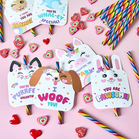 JOYIN 36PCS Rainbow Pencils Assorted Gift, Party Favor Classroom Exchange Stationery Kids Set, Perfect for Reward Prizes, Includes Pencils, Erasers in Saudi Arabia