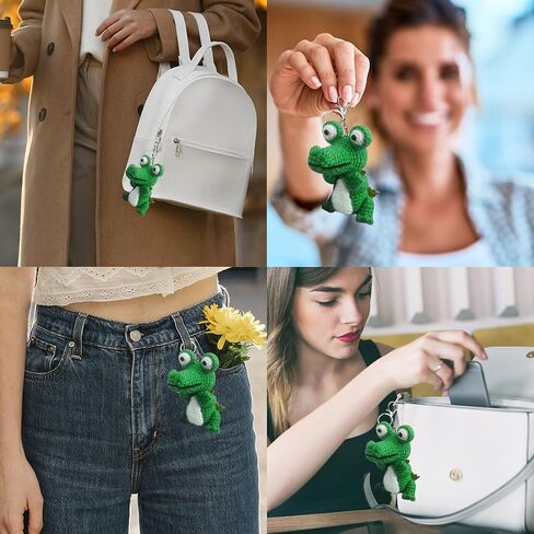 Crochet Kit for Beginners with Premium Core-Spun Cotton,Crochet Animal Kit with Step by Step Video Tutorials (Crocodile) in Saudi Arabia