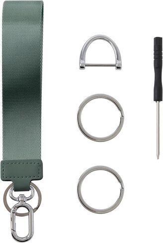 Wristlet Keychain, Cute Sport Key Chain, Woven Wrist Lanyard for Car Keys with 2 Keyrings and D-ring for Women Men in Saudi Arabia