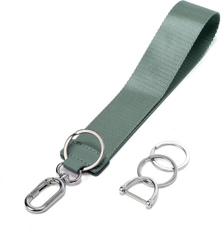 Wristlet Keychain, Cute Sport Key Chain, Woven Wrist Lanyard for Car Keys with 2 Keyrings and D-ring for Women Men in Saudi Arabia