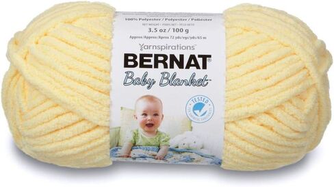 Bernat Baby Blanket Yarn (03615) Yellow in Saudi Arabia