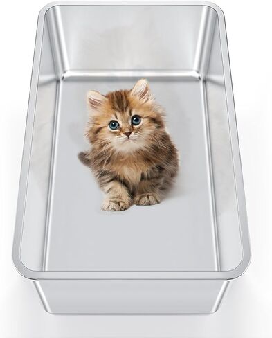 صندوق القمامة من الفولاذ المقاوم للصدأ - متينة وسهلة لتنظيف عصا السطح السطحي الصندوق القمامة القمامة in Kuwait