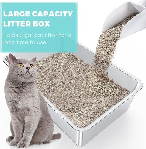 صندوق القمامة من الفولاذ المقاوم للصدأ - متينة وسهلة لتنظيف عصا السطح السطحي الصندوق القمامة القمامة in Kuwait