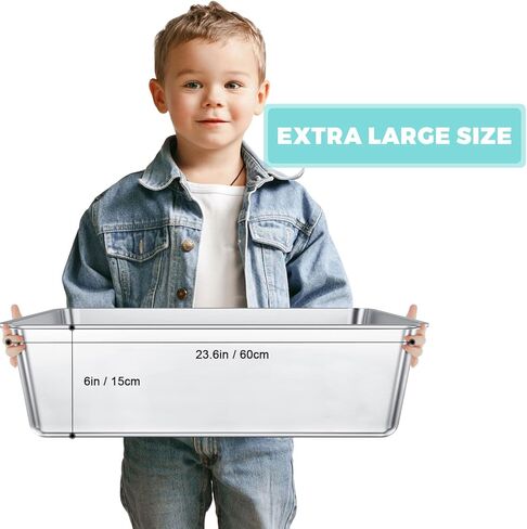 صندوق القمامة من الفولاذ المقاوم للصدأ - متينة وسهلة لتنظيف عصا السطح السطحي الصندوق القمامة القمامة in Kuwait