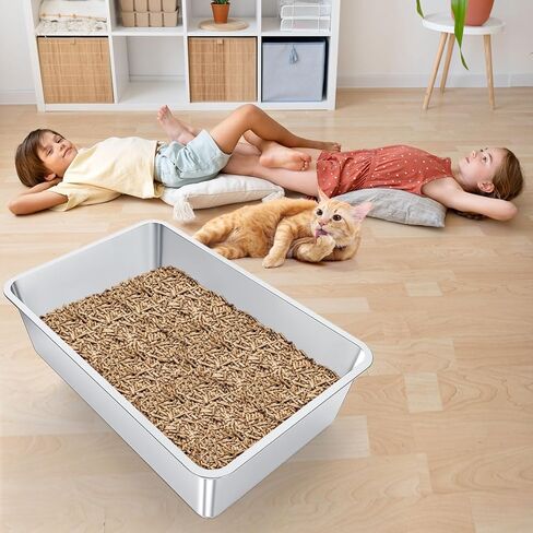 صندوق القمامة من الفولاذ المقاوم للصدأ - متينة وسهلة لتنظيف عصا السطح السطحي الصندوق القمامة القمامة in Kuwait