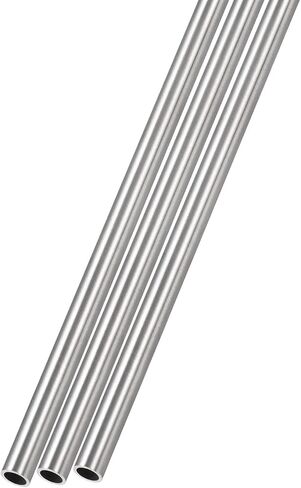 METALLIXITY 316 Stainless Steel Tube (8mm OD x 1mm Wall T x 250mm L) 3Pcs, Straight Tubing - for Home Furnishing, Machinery in Saudi Arabia