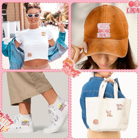 17pcs تأكيدات إيجابية بقع ، بوهو كلمات ملهمة بقع الحديد/الخياطة ، زين مسيحي خمر لللباس ، الملابس ، القبعة ، حقيبة الظهر ، الجينز in Kuwait