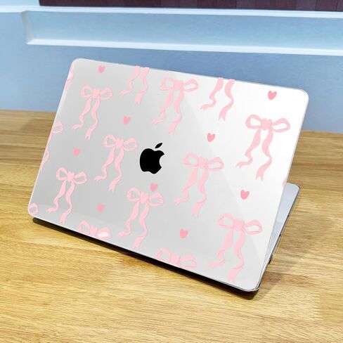 for MacBook Pro 16 inch Case 2019 2020 Release Model A2141, [Sturdy Shockproof] Hard Shell Case with Screen Protector & Keyboard Cover & Dust Plug, Bow in Kuwait