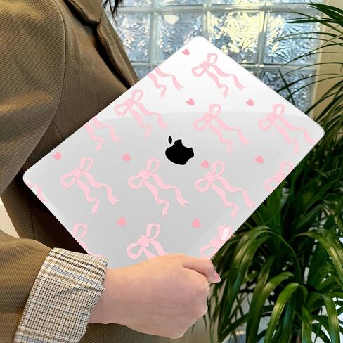 for MacBook Pro 16 inch Case 2019 2020 Release Model A2141, [Sturdy Shockproof] Hard Shell Case with Screen Protector & Keyboard Cover & Dust Plug, Bow in Kuwait