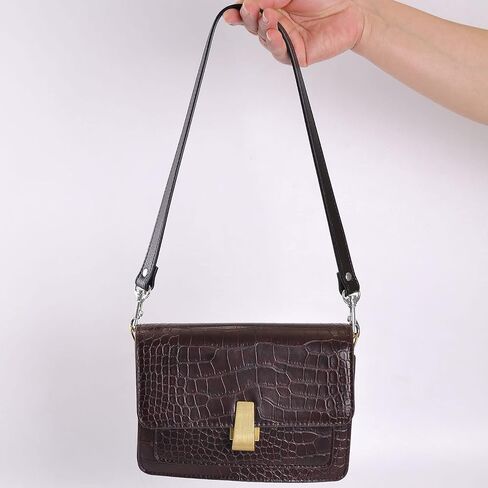 VanEnjoy Pair Full Grain Leather Replacement Strap For Handbags Purse Bags-26“Long,0.71" Wide in Kuwait