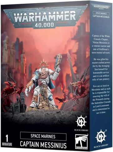 ألعاب ورشة عمل Warhammer 40K: SPACE Marines - الكابتن Messinius White in Saudi Arabia
