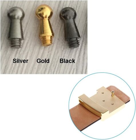 Myya DIY Belt Buckle Screws Hook Replacement for Repair Belts Handbag Accessories in Saudi Arabia